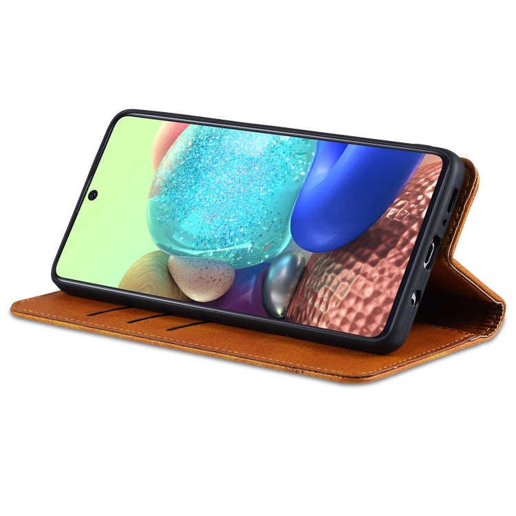 For Samsung Galaxy M62 / F62 AZNS Magnetic Calf Texture Horizontal Flip Leather Case with Card Slots & Holder & Wallet(Dark Green) - free shipping - PMC TechLife - Order now!