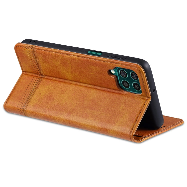 For Samsung Galaxy M62 / F62 AZNS Magnetic Calf Texture Horizontal Flip Leather Case with Card Slots & Holder & Wallet(Dark Green) - free shipping - PMC TechLife - Order now!