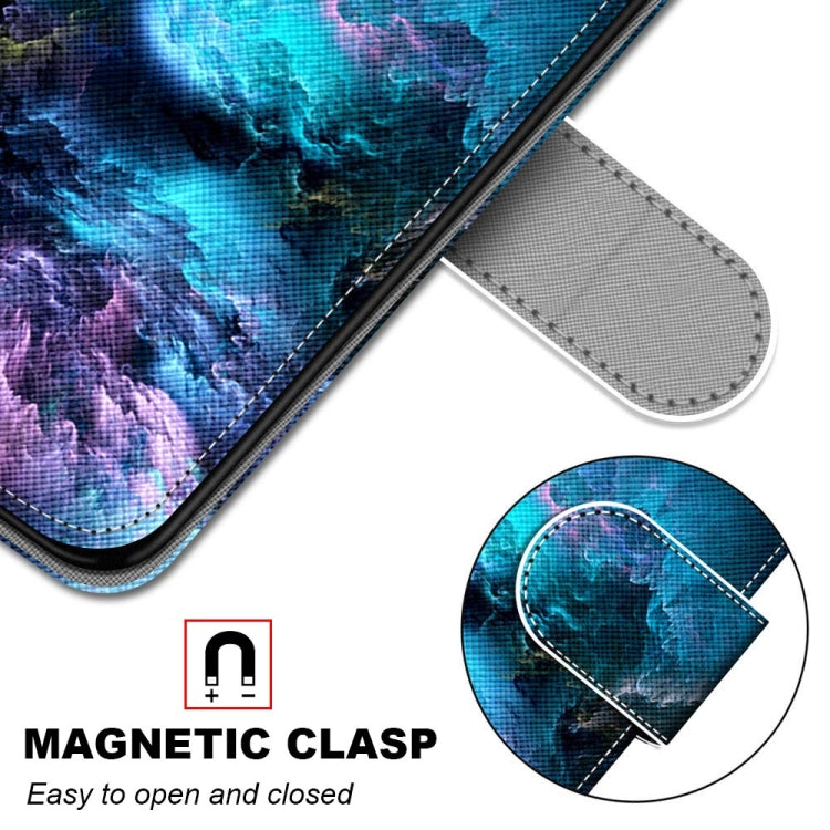For Xiaomi Redmi Note 10 5G Coloured Drawing Cross Texture Horizontal Flip PU Leather Case with Holder & Card Slots & Wallet & Lanyard(Colorful Clouds) - free shipping - PMC TechLife - Order now!