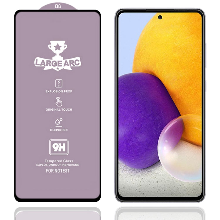 For Samsung Galaxy A72 5G 9H HD Large Arc High Alumina Full Screen Tempered Glass Film - Galaxy A72 5G Tempered Glass by PMC TechLife | Online Shopping South Africa | PMC TechLife