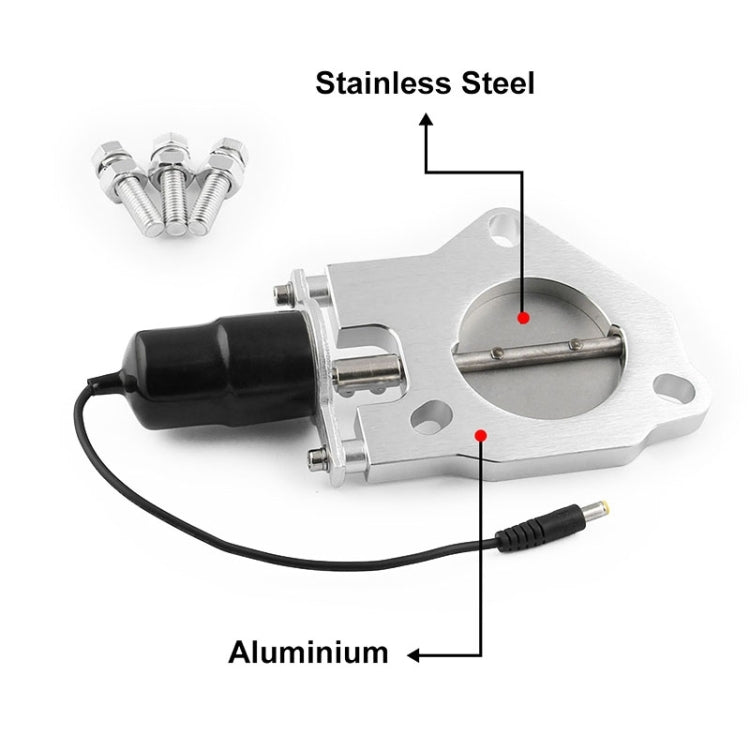 Universal Car Stainless Steel Racing Electric Exhaust Cutout Valves Control Motor, Size:2 inch - Exhaust Pipes by PMC TechLife | Online Shopping South Africa | PMC TechLife | Buy Now Pay Later Mobicred