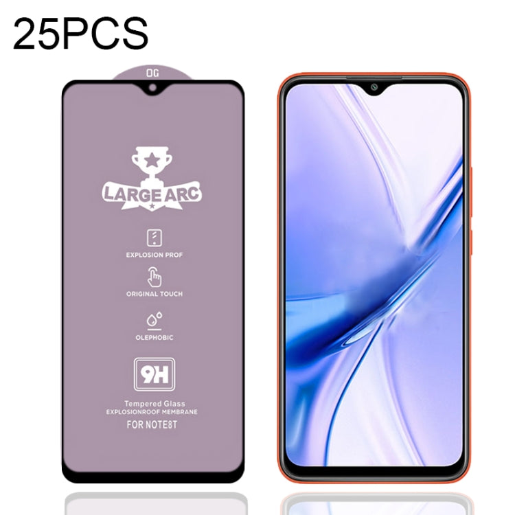 For Xiaomi Poco M2 25 PCS 9H HD Large Arc High Alumina Full Screen Tempered Glass Film -  by PMC TechLife | Online Shopping South Africa | PMC TechLife