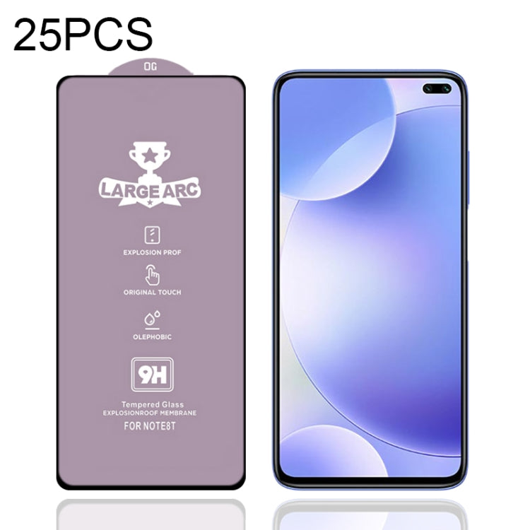 For Xiaomi Redmi K30 5G / 4G 25 PCS 9H HD Large Arc High Alumina Full Screen Tempered Glass Film -  by PMC TechLife | Online Shopping South Africa | PMC TechLife
