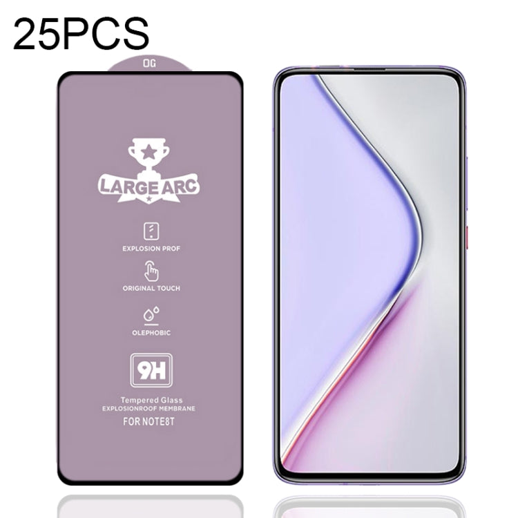 For Xiaomi Redmi K30 Pro Zoom (Zoom Version) 25 PCS 9H HD Large Arc High Alumina Full Screen Tempered Glass Film -  by PMC TechLife | Online Shopping South Africa | PMC TechLife