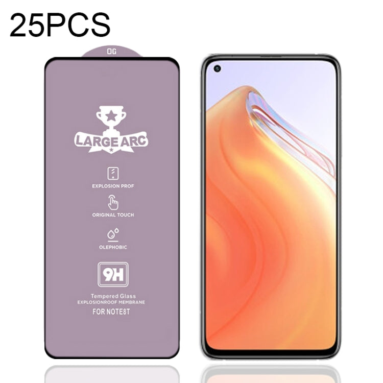 For Xiaomi Redmi K30S 25 PCS 9H HD Large Arc High Alumina Full Screen Tempered Glass Film -  by PMC TechLife | Online Shopping South Africa | PMC TechLife