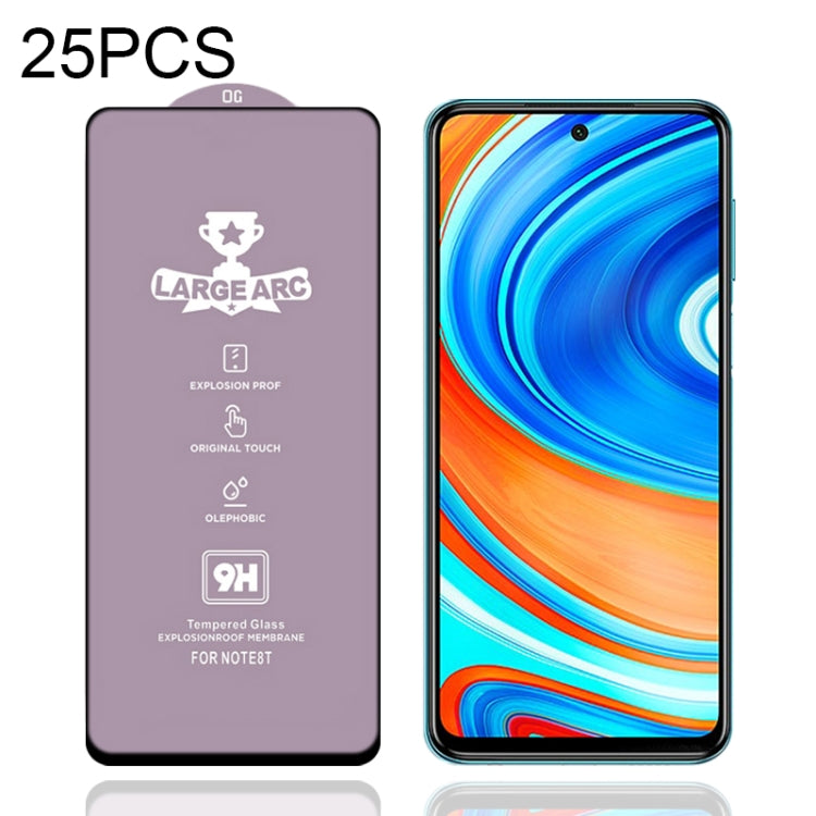 For Xiaomi Redmi Note 9 Pro 25 PCS 9H HD Large Arc High Alumina Full Screen Tempered Glass Film -  by PMC TechLife | Online Shopping South Africa | PMC TechLife