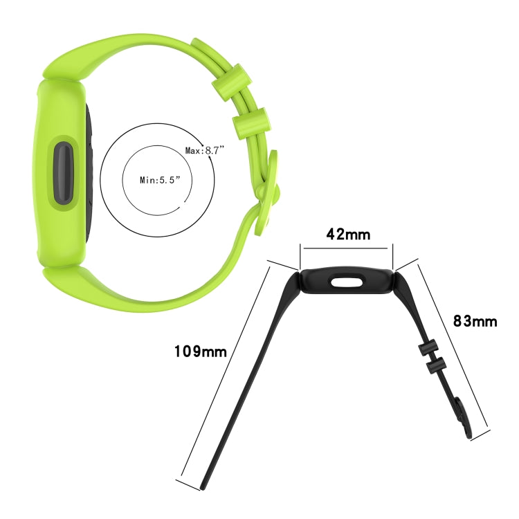 For Fitbit Inspire 2 Silicone Watch Band(Dark Grey) - Watch Bands by PMC TechLife | Online Shopping South Africa | PMC TechLife | Buy Now Pay Later Mobicred