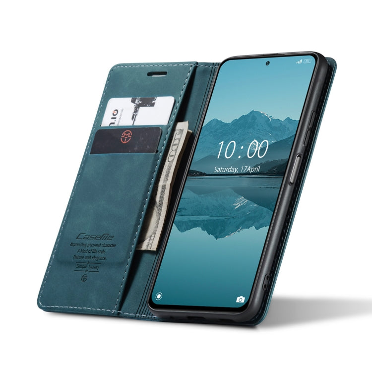 For Xiaomi Redmi Note 10 Pro 4G / Note 10 Pro Max CaseMe 013 Multifunctional Horizontal Flip Leather Case with Holder & Card Slot & Wallet(Blue) - free shipping - PMC TechLife - Order now!