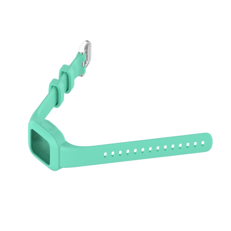 Compatible with Garmin Vivofit JR3 Silicone Pure Color Watch Band(Teal) - Watch Bands by PMC TechLife | Online Shopping South Africa | PMC TechLife | Buy Now Pay Later Mobicred