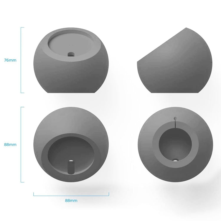 Silicone Pellet Magsafe Magnetic Charger Holder for iPhone 12 Series(Grey) - free shipping - PMC TechLife - Order now!