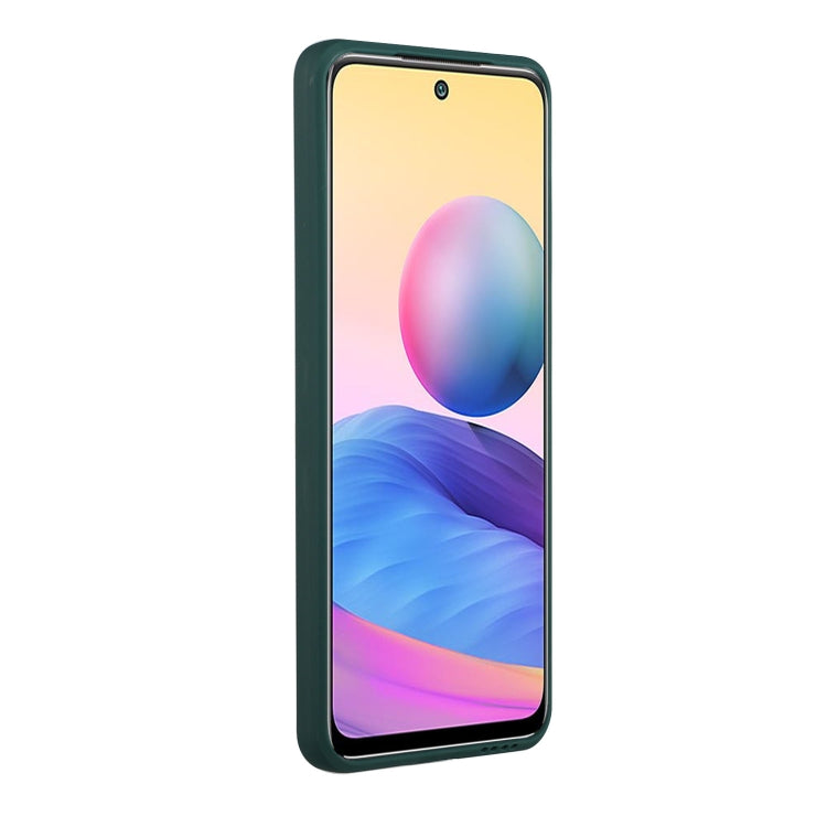 For Xiaomi Redmi Note 10 Pro Card Slot Design Shockproof TPU Protective Case(Dark Green) - free shipping - PMC TechLife - Order now!