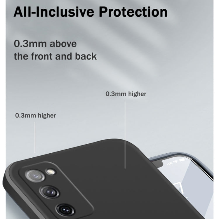 For Samsung Galaxy S20 FE Solid Color Imitation Liquid Silicone Straight Edge Dropproof Full Coverage Protective Case(Grey) - free shipping - PMC TechLife - Order now!
