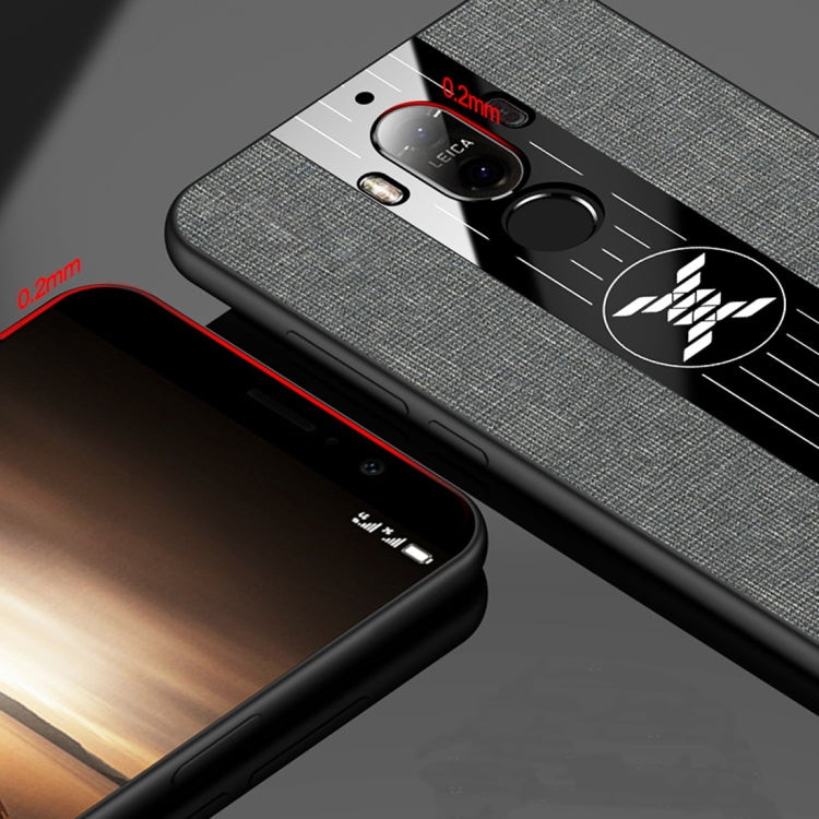 For Huawei Mate 9 XINLI Stitching Cloth Textue Shockproof TPU Protective Case(Grey) - free shipping - PMC TechLife - Order now!