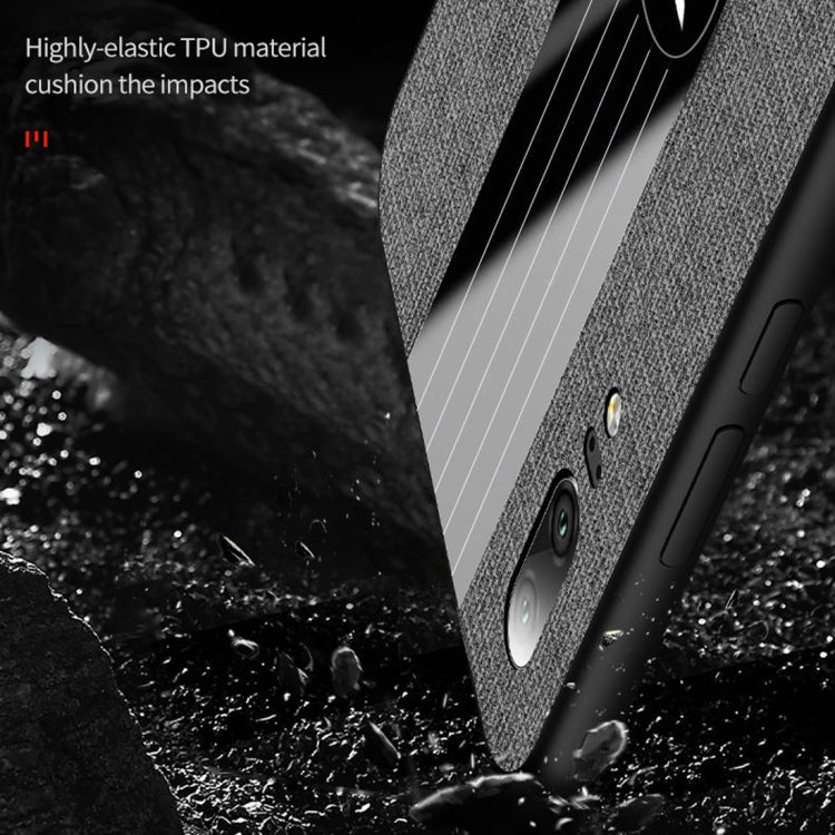 For Huawei P20 Pro XINLI Stitching Cloth Textue Shockproof TPU Protective Case(Brown) - Huawei Cases by XINLI | Online Shopping South Africa | PMC TechLife | Buy Now Pay Later Mobicred