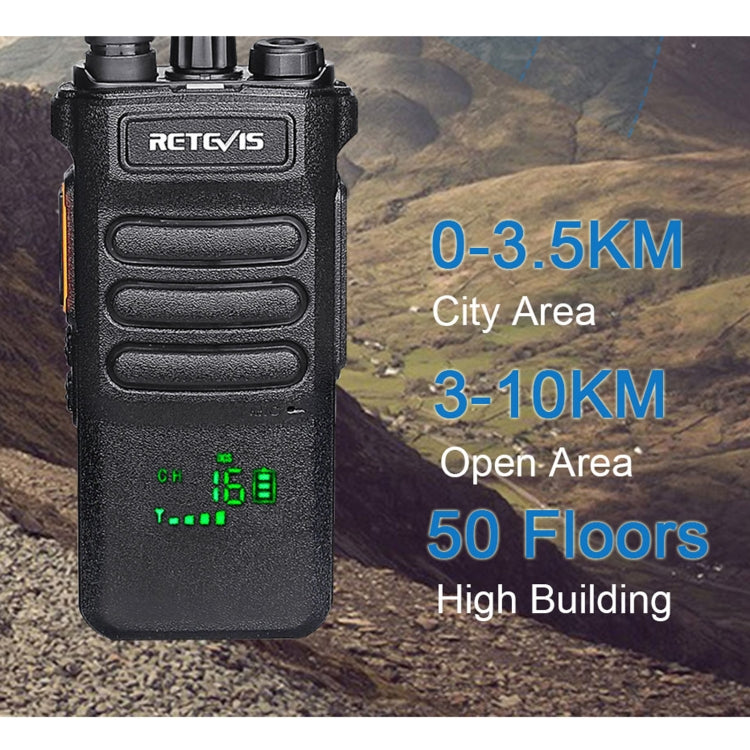 RETEVIS RT86 10W 430-440MHz 16CHS Two Way Radio Handheld Walkie Talkie with Wireless Copy Function(Black) - free shipping - PMC TechLife - Order now!