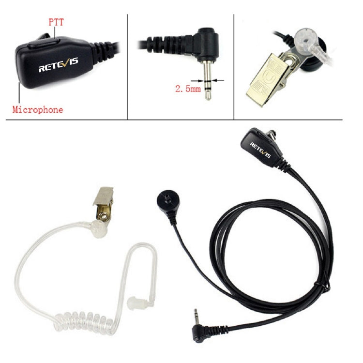 RETEVIS T-001 1 Pin PTT Noise Reduction Covert Air Acoustic Tube Inera Earphone Microphone for Motorola Walkie-Talkie T6200C/T5800/7200/5720 - free shipping - PMC TechLife - Order now!