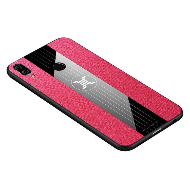 For Huawei Honor Play XINLI Stitching Cloth Textue Shockproof TPU Protective Case(Red) - Honor Cases by XINLI | Online Shopping South Africa | PMC TechLife | Buy Now Pay Later Mobicred