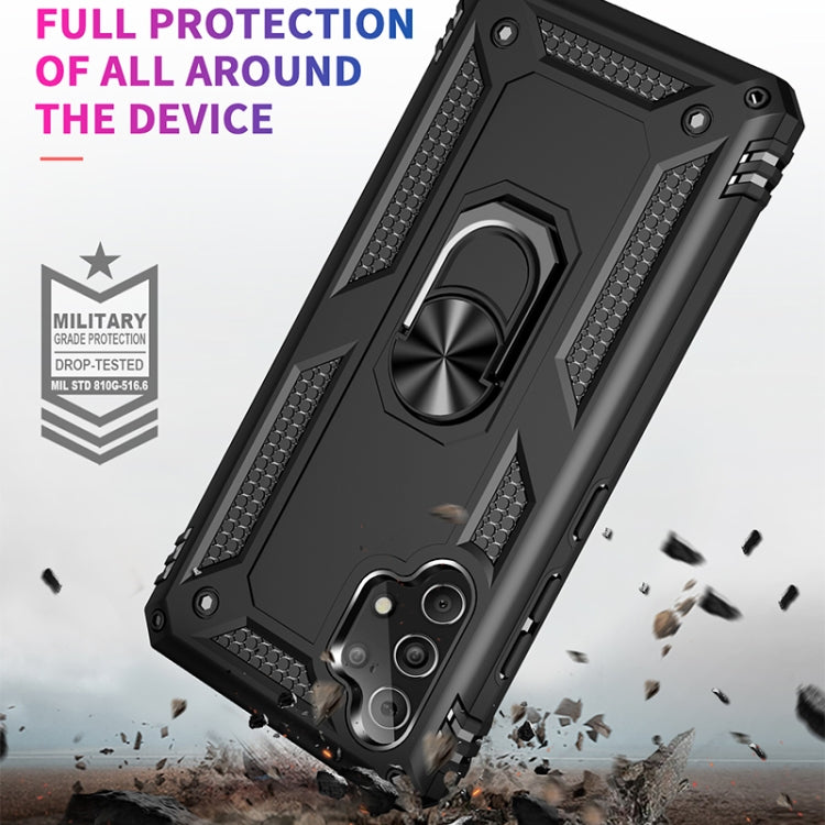For Samsung Galaxy A32 4G Shockproof TPU + PC Protective Case with 360 Degree Rotating Holder(Black) - Galaxy Phone Cases by PMC TechLife | Online Shopping South Africa | PMC TechLife | Buy Now Pay Later Mobicred