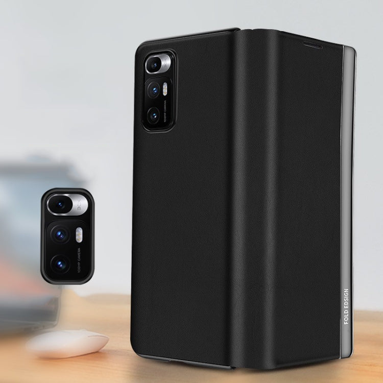 For Xiaomi Mi Mix Fold Matte First Layer Cowhide Folding Leather Case(Green) - Xiaomi Cases by PMC TechLife | Online Shopping South Africa | PMC TechLife