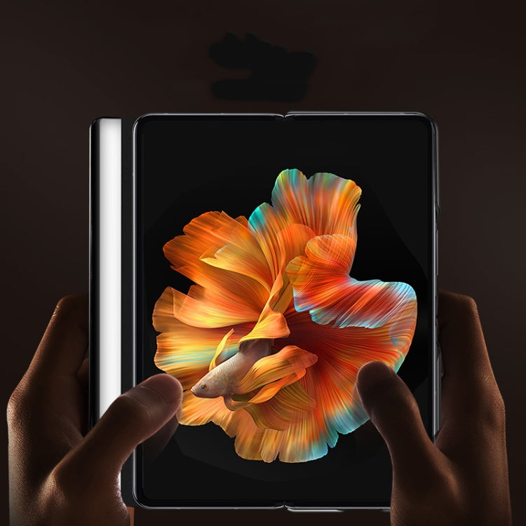 For Xiaomi Mi Mix Fold Matte First Layer Cowhide Folding Leather Case(Green) - Xiaomi Cases by PMC TechLife | Online Shopping South Africa | PMC TechLife