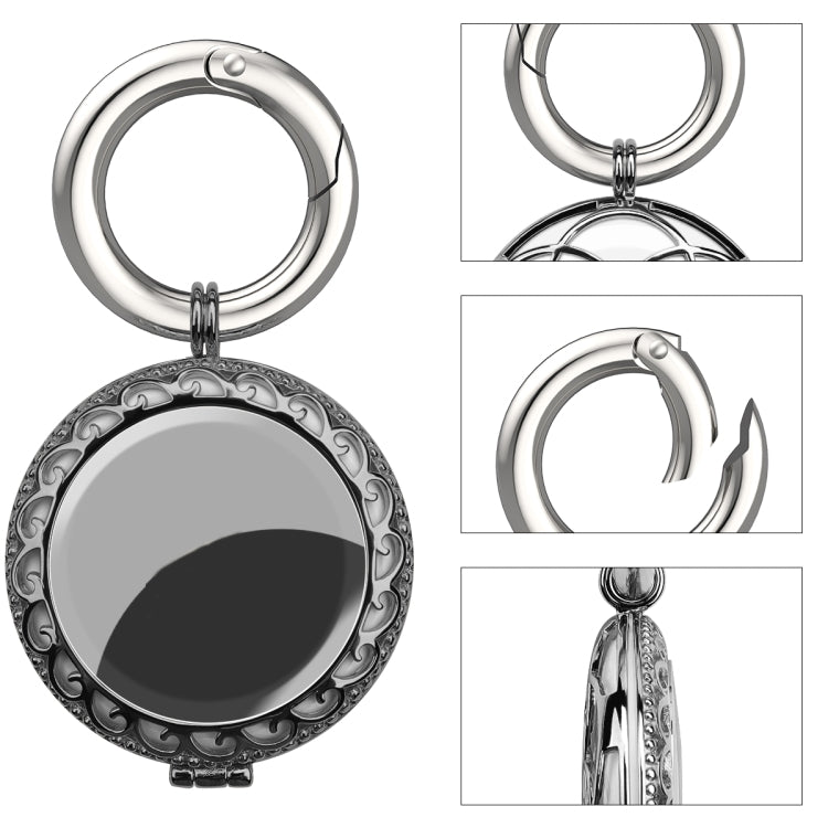 Copper Jewelry Style Shockproof Protective Cover Case with Keychain Hook Loop For AirTag(Black) - free shipping - PMC TechLife - Order now!