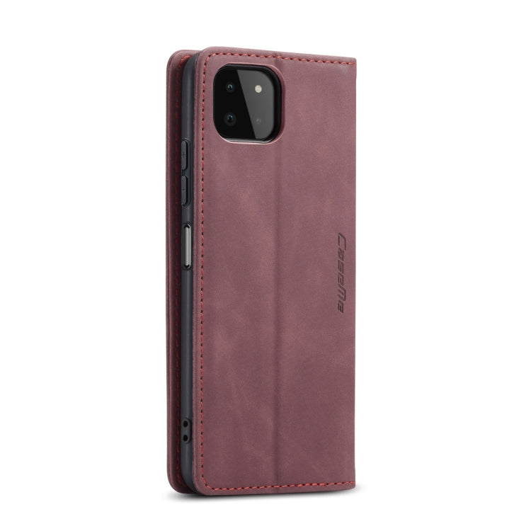 For Samsung Galaxy A22 5G CaseMe 013 Multifunctional Horizontal Flip Leather Case with Card Slot & Holder & Wallet(Wine Red) - Galaxy Phone Cases by CaseMe | Online Shopping South Africa | PMC TechLife | Buy Now Pay Later Mobicred