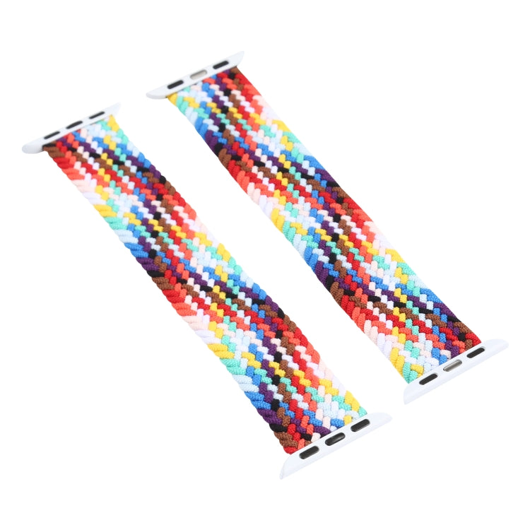 Metal Head Braided Nylon Watch Band, Size: XS 135mm For Apple Watch Series 7 45mm / 6 & SE & 5 & 4 44mm / 3 & 2 & 1 42mm(Camouflage Colorful) - Watch Bands by PMC TechLife | Online Shopping South Africa | PMC TechLife | Buy Now Pay Later Mobicred