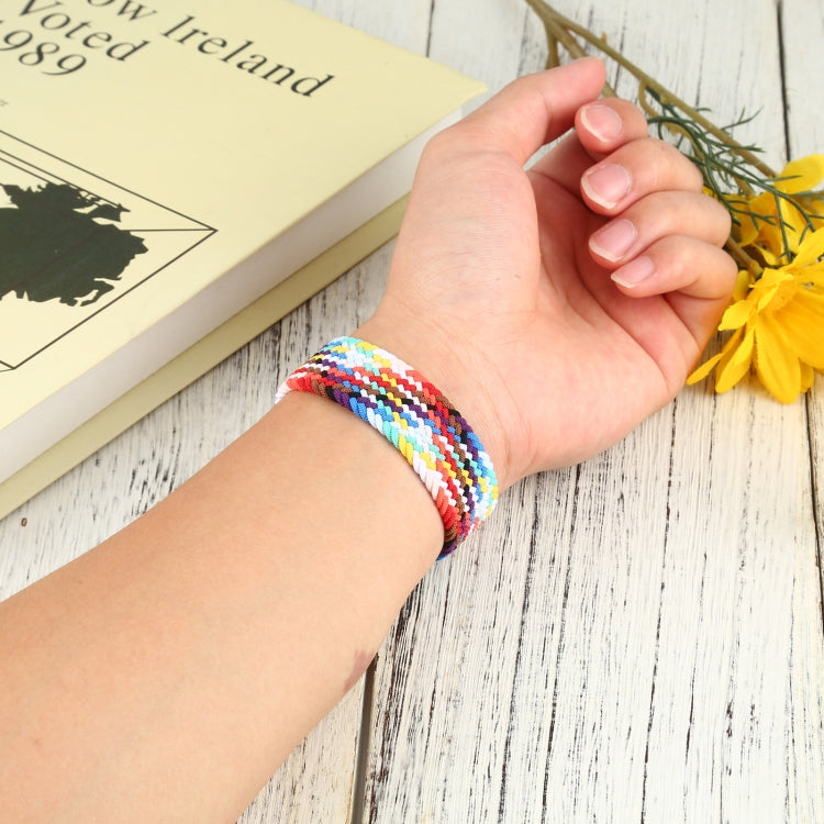 Metal Head Braided Nylon Watch Band, Size: XS 135mm For Apple Watch Series 7 45mm / 6 & SE & 5 & 4 44mm / 3 & 2 & 1 42mm(Camouflage Colorful) - Watch Bands by PMC TechLife | Online Shopping South Africa | PMC TechLife | Buy Now Pay Later Mobicred