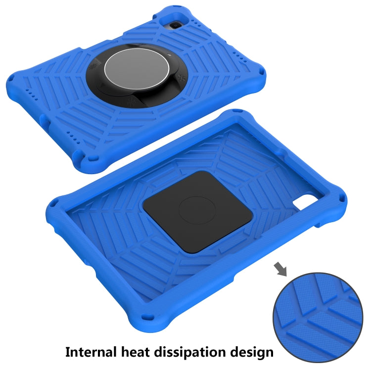 Spider King EVA Protective Case with Adjustable Shoulder Strap & Holder & Pen Slot For Samsung Galaxy Tab S6 Lite SM-P610 / SM-P615 / Tab A7 10.4 T500 / T860 / T720(Blue) - Tab S6 Lite P610 / P615 by PMC TechLife | Online Shopping South Africa | PMC TechLife | Buy Now Pay Later Mobicred