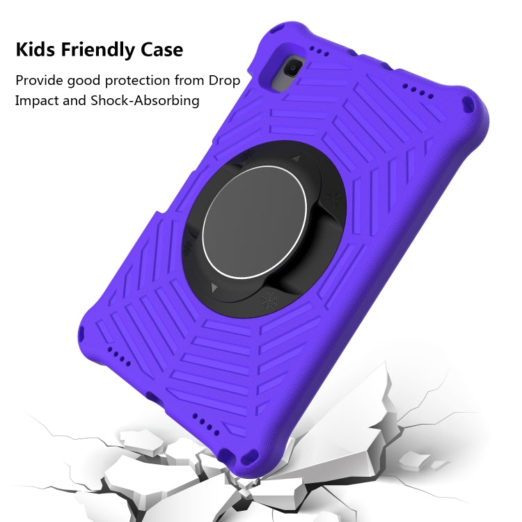 Spider King EVA Protective Case with Adjustable Shoulder Strap & Holder & Pen Slot For Samsung Galaxy Tab S6 Lite SM-P610 / SM-P615 / Tab A7 10.4 T500 / T860 / T720(Purple) - Tab S6 Lite P610 / P615 by PMC TechLife | Online Shopping South Africa | PMC TechLife | Buy Now Pay Later Mobicred