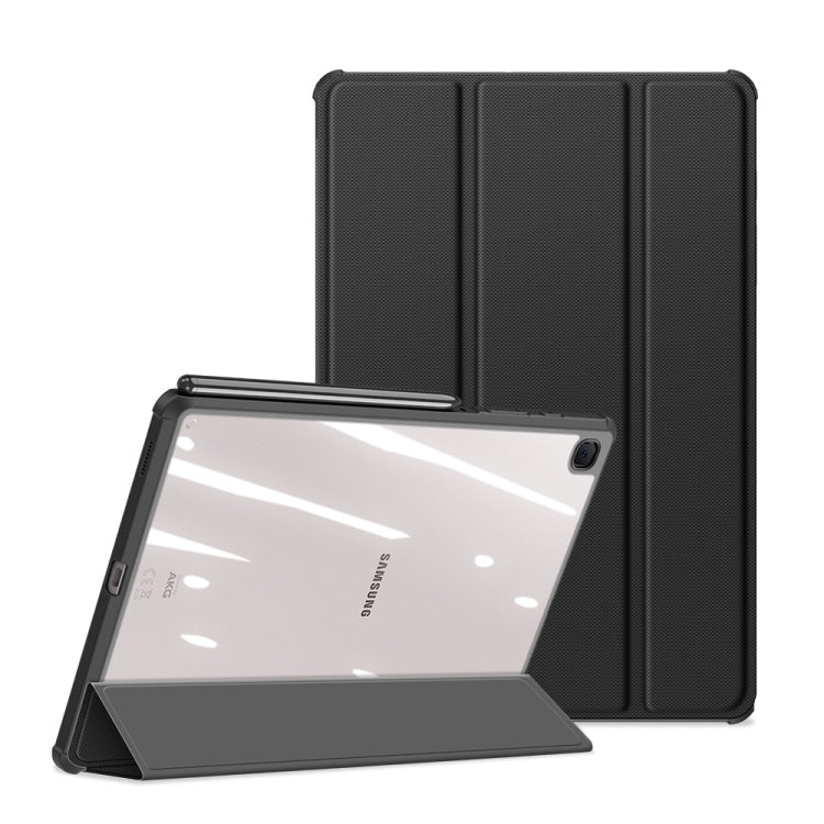 For Samsung Galaxy Tab S6 Lite 2024 / 2020 DUX DUCIS TOBY Series Antiskid PU Leather + PC + TPU Horizontal Flip Case with Holder & Pen Slot & Sleep / Wake-up Function(Black) - Tab S6 Lite P610 / P615 by DUX DUCIS | Online Shopping South Africa | PMC TechLife | Buy Now Pay Later Mobicred