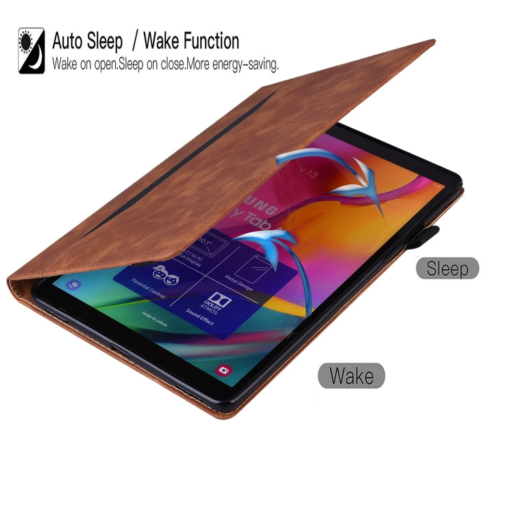 For iPad 9.7 2018 & 2017 / Pro 9.7 / Air 2 Business Shockproof Horizontal Flip Leather Case with Holder & Card Slots & Photo Frame & Pen Slot & Sleep / Wake-up Function(Brown) - free shipping - PMC TechLife - Order now!