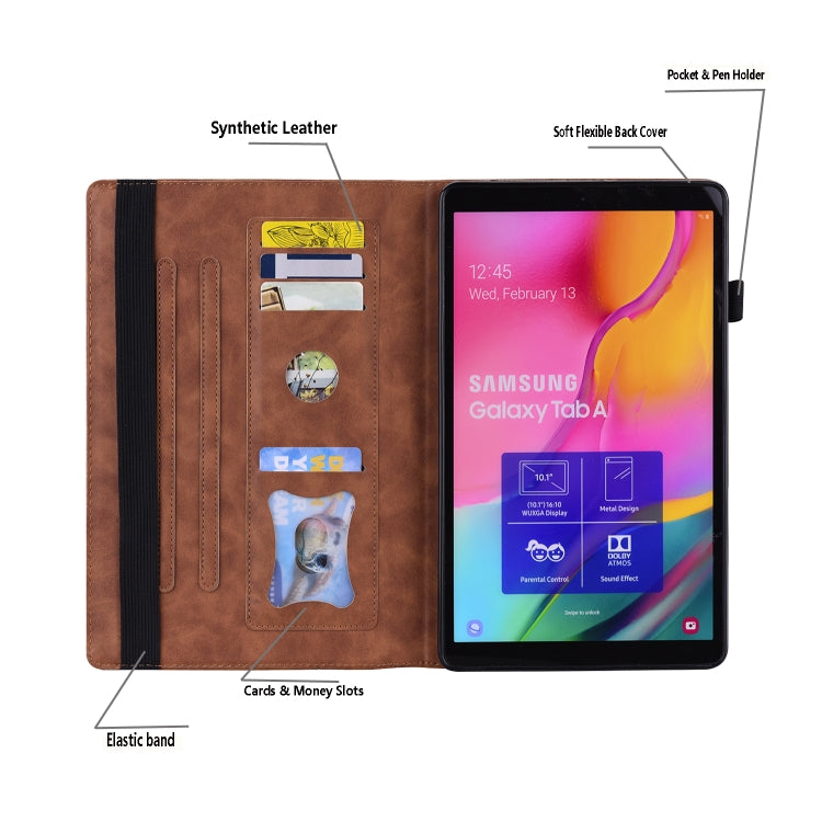 For iPad 9.7 2018 & 2017 / Pro 9.7 / Air 2 Business Shockproof Horizontal Flip Leather Case with Holder & Card Slots & Photo Frame & Pen Slot & Sleep / Wake-up Function(Brown) - free shipping - PMC TechLife - Order now!