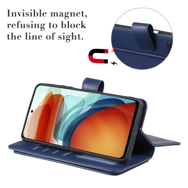 For Xiaomi Redmi Note 10 Pro Multifunctional Magnetic Copper Buckle Horizontal Flip Solid Color Leather Case with 10 Card Slots & Wallet & Holder & Photo Frame(Black) - Xiaomi Cases by PMC TechLife | Online Shopping South Africa | PMC TechLife | Buy Now Pay Later Mobicred