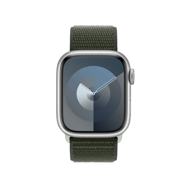 Loop Type Sport Watch Band For Apple Watch Series 9&8&7 41mm / SE 3&SE 2&6&SE&5&4 40mm / 3&2&1 38mm (Pine Needle Green) - Watch Bands by PMC TechLife | Online Shopping South Africa | PMC TechLife