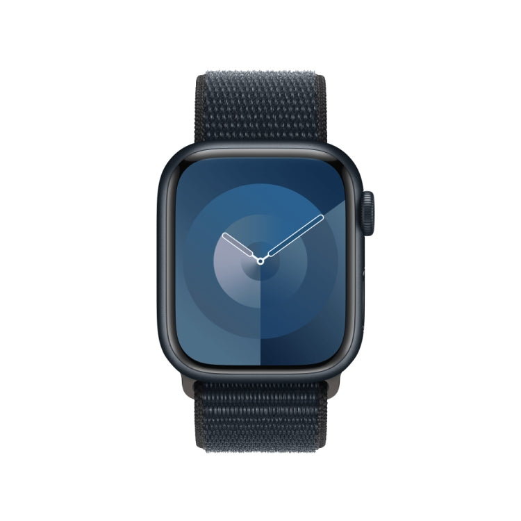 Loop Type Sport Watch Band For Apple Watch Ultra 49mm&Watch Ultra 2 49mm / Series 9&8&7 45mm / SE 3&SE 2&6&SE&5&4 44mm / 3&2&1 42mm (Black Blue) - Watch Bands by PMC TechLife | Online Shopping South Africa | PMC TechLife