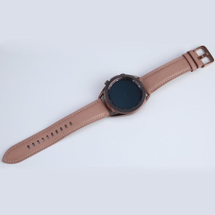 For Samsung Galaxy Watch 3 41mm Smart Watch Rhombus Texture Bezel Ring(Black) - Watch Cases by ENKAY | Online Shopping South Africa | PMC TechLife | Buy Now Pay Later Mobicred