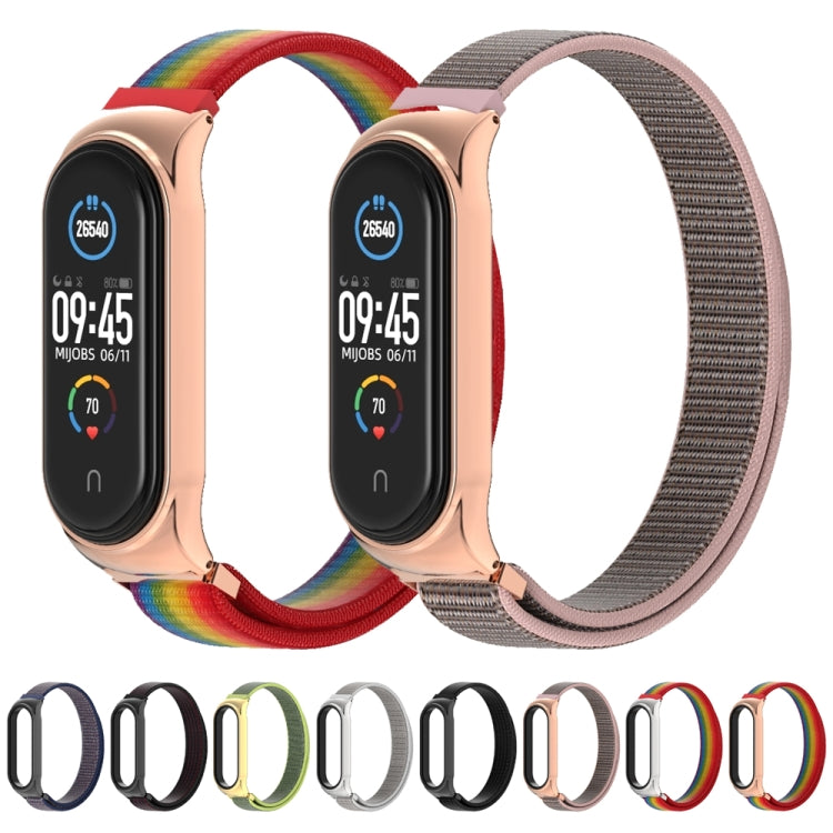 For Xiaomi Mi Band 6 / 5 / 4 / 3 Mijobs CS Breathable Nylon Watch Band(Sand Pink) - free shipping - PMC TechLife - Order now!
