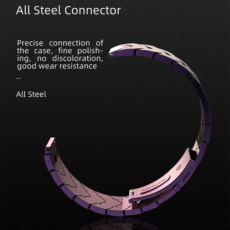 For Xiaomi Mi Band 6 / 5 / 4 / 3 Mijobs GT Metal Stainless Steel V Type Watch Band(Silver) - Watch Bands by MIJOBS | Online Shopping South Africa | PMC TechLife | Buy Now Pay Later Mobicred