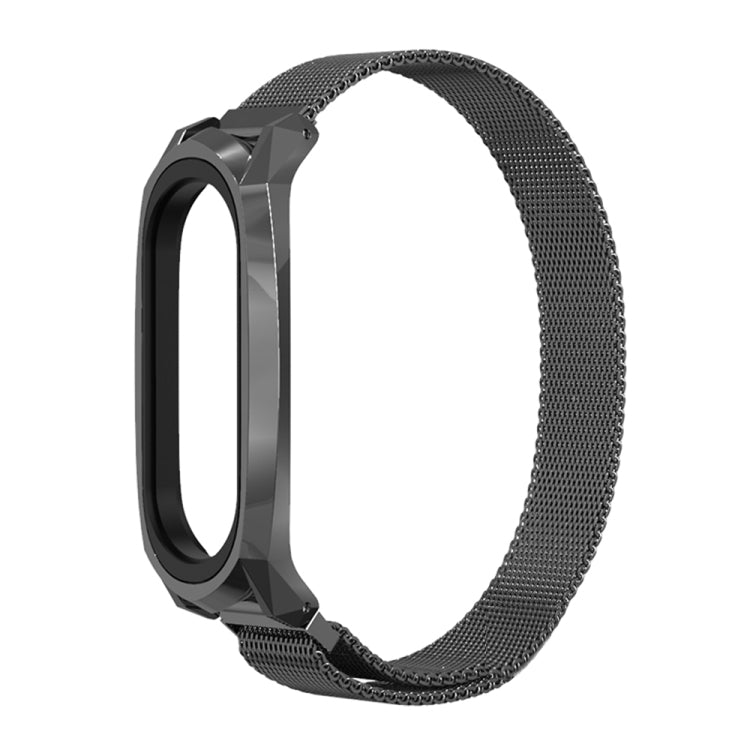 For Xiaomi Mi Band 6 / 5 / 4 / 3 Mijobs Milan Magnetic GT Stainless Steel Watch Band(Black) - free shipping - PMC TechLife - Order now!