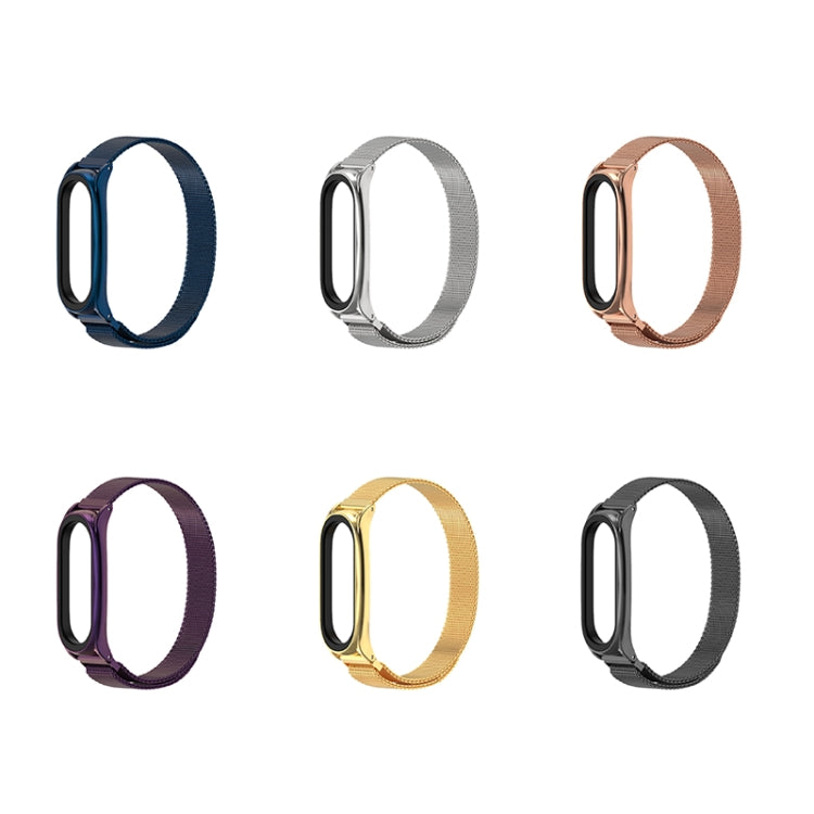 For Xiaomi Mi Band 6 / 5 / 4 / 3 Mijobs Milan Magnetic Plus Stainless Steel Watch Band(Silver) - free shipping - PMC TechLife - Order now!
