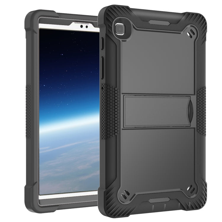 For Samsung Galaxy Tab A7 Lite T225/T220 Silicone + PC Shockproof Protective Case with Holder(Black) - free shipping - PMC TechLife - Order now!