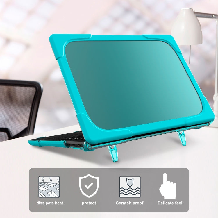 For Microsoft Surface Laptop 3 / 4 / 5 13.5 inch 1769 / 1867 / 1958 Cloth TPU + PC Two-color Anti-fall Laptop Protective Case(Sky Blue) - Microsoft by PMC TechLife | Online Shopping South Africa | PMC TechLife | Buy Now Pay Later Mobicred