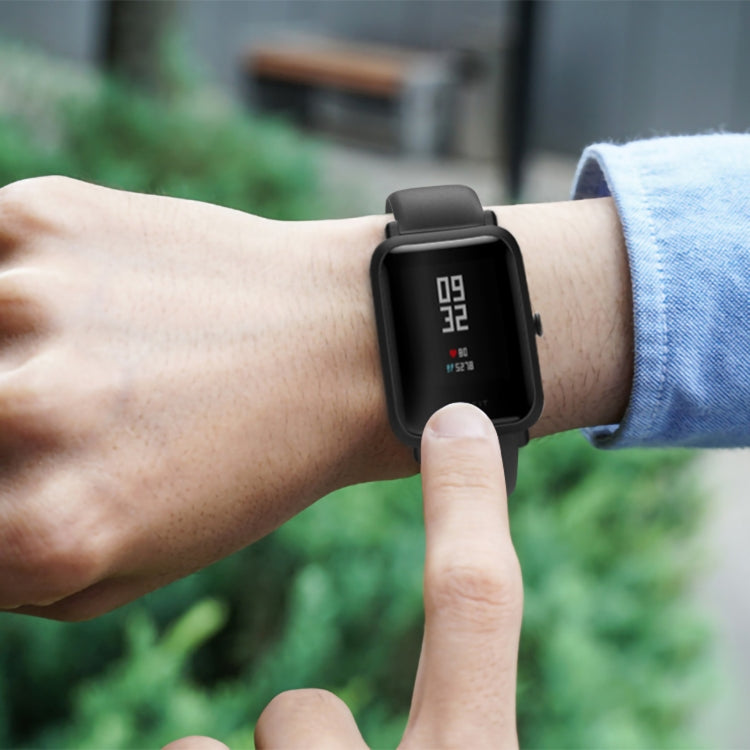 22mm For Xiaomi Haylou RT RS3 LS04 / LS05S Universal Inner Back Buckle Perforation Silicone Watch Band(Black) - Watch Bands by MIJOBS | Online Shopping South Africa | PMC TechLife | Buy Now Pay Later Mobicred