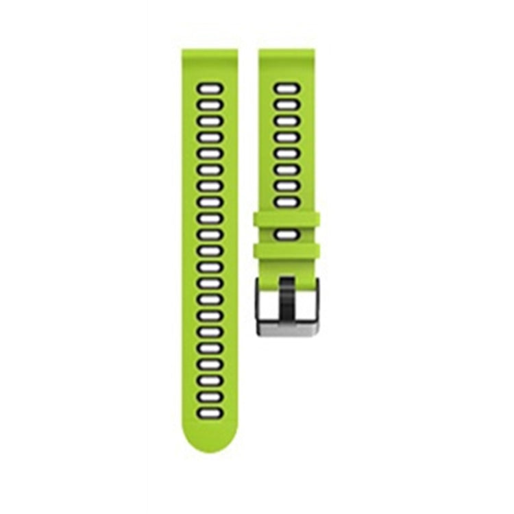 22mm For Xiaomi Haylou RT RS3 LS04 / LS05S Universal Two-color Silicone Watch Band(Green Black) - Watch Bands by MIJOBS | Online Shopping South Africa | PMC TechLife | Buy Now Pay Later Mobicred