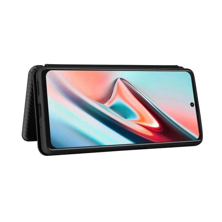 For Blackview A100 Carbon Fiber Texture Horizontal Flip TPU + PC + PU Leather Case with Card Slot(Black) - More Brand by PMC TechLife | Online Shopping South Africa | PMC TechLife | Buy Now Pay Later Mobicred