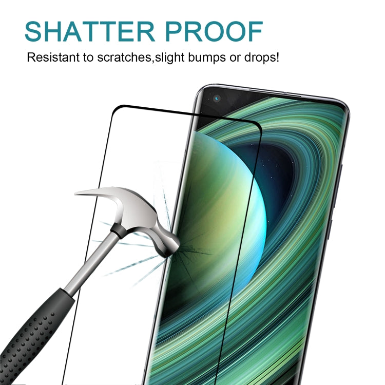 For Xiaomi Mi 10 Ultra 25 PCS 3D Curved Edge Full Screen Tempered Glass Film(Black) -  by PMC TechLife | Online Shopping South Africa | PMC TechLife