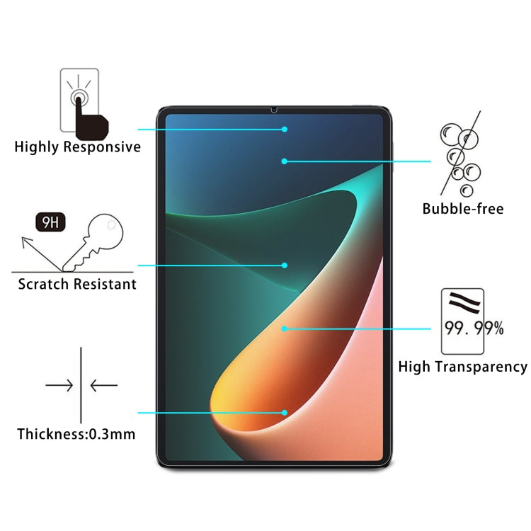 For Xiaomi Pad 5 25 PCS 9H 2.5D Explosion-proof Tempered Glass Film -  by PMC TechLife | Online Shopping South Africa | PMC TechLife