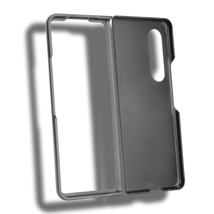 For Samsung Galaxy Z Fold3 5G Shockproof Sheep Skin PC + PU + TPU Case(Blue) - free shipping - PMC TechLife - Order now!