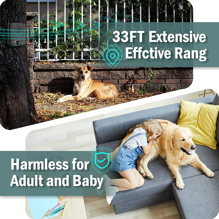 RC-309 Bark Control Devices Defer Nuisance Barking(Black) - free shipping - PMC TechLife - Order now!